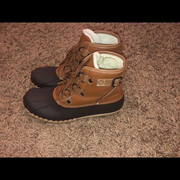 OUTWOODS Women's Fall-3 Duck Boot - Waterproof, Faux Shearling Lined, Pull-On Ankle Boots For Rainy Days & Outdoor Adventures - View #7